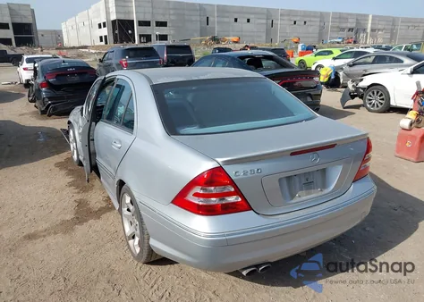 2007 Mercedes-Benz C 230 Sport from USA, damaged, VIN WDBRF52H77E027780